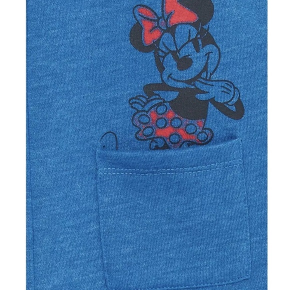 Disney Minnie Mouse Long Sleeve Tee and Romper 2 Piece Outfit Set Size 3T - Picture 7 of 9